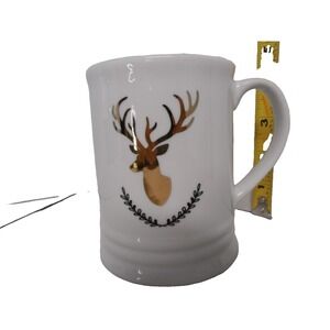 Fringe Studio "Good Morning Dear" Deer With Antlers coffee mug inside 14 oz
